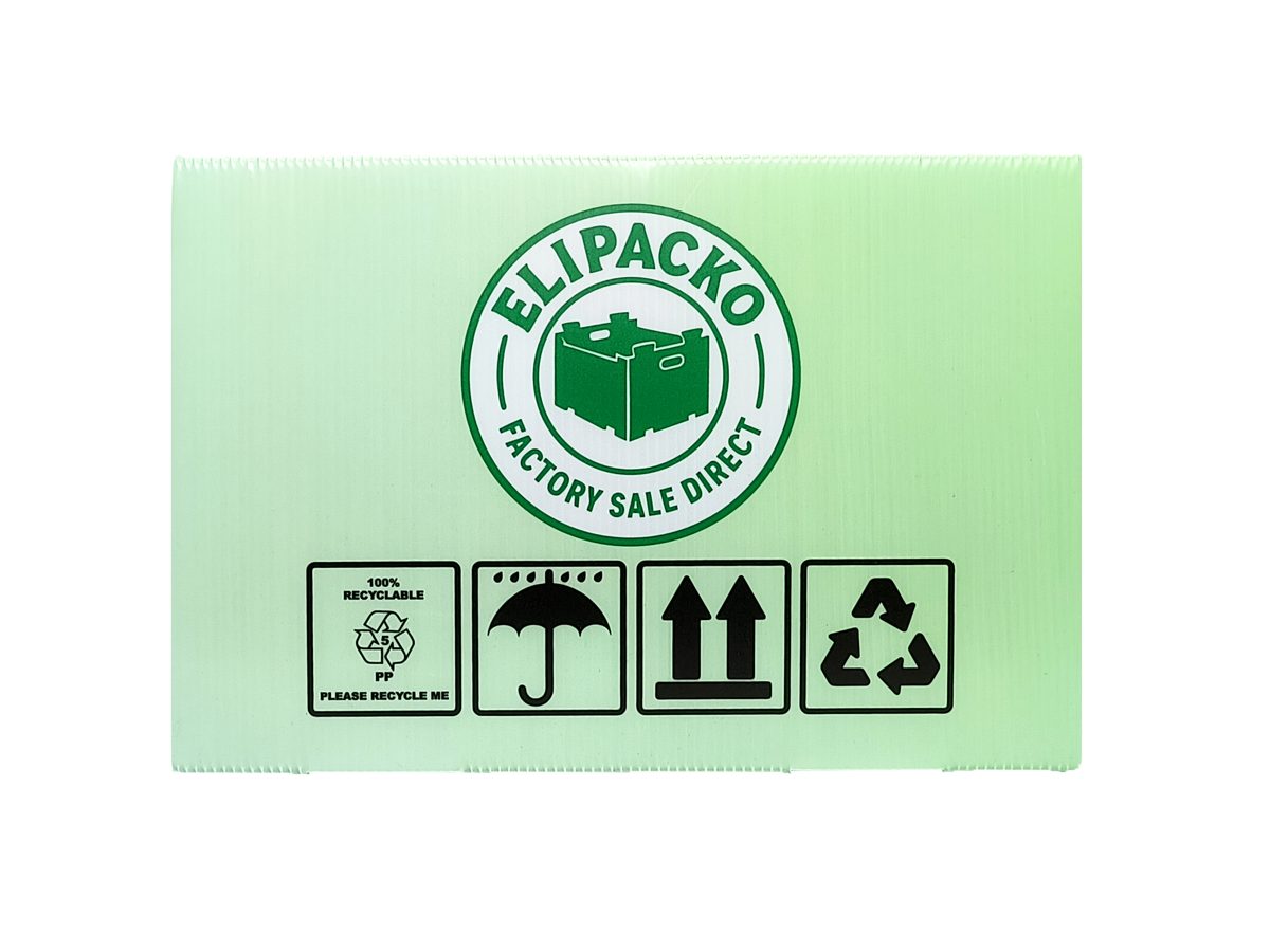 PP corrugated divider flat panel — Elipacko