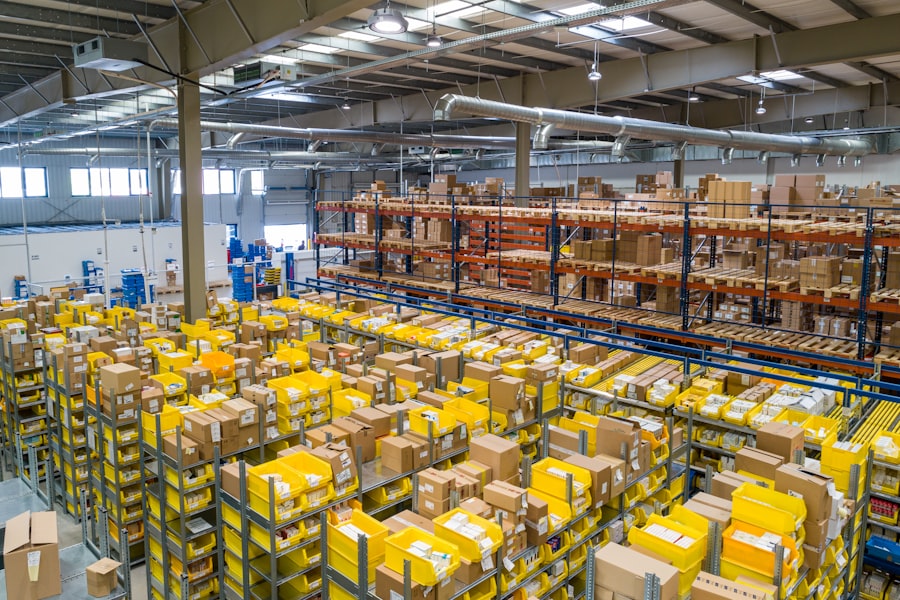 PP bulk boxes on pallets — warehouse — Elipacko