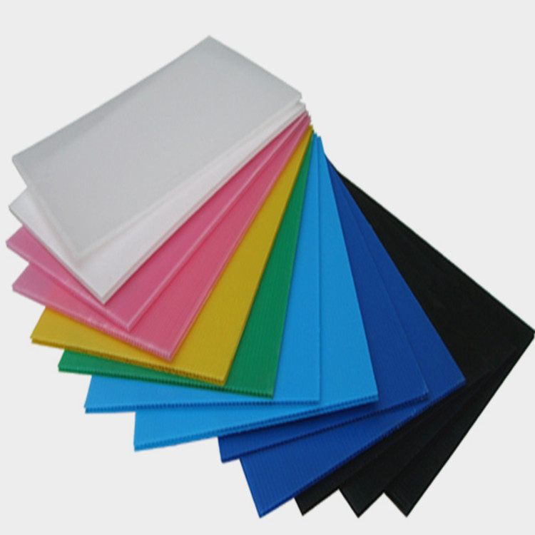 PP corrugated plastic sheets multi-color fan display — Elipacko USA